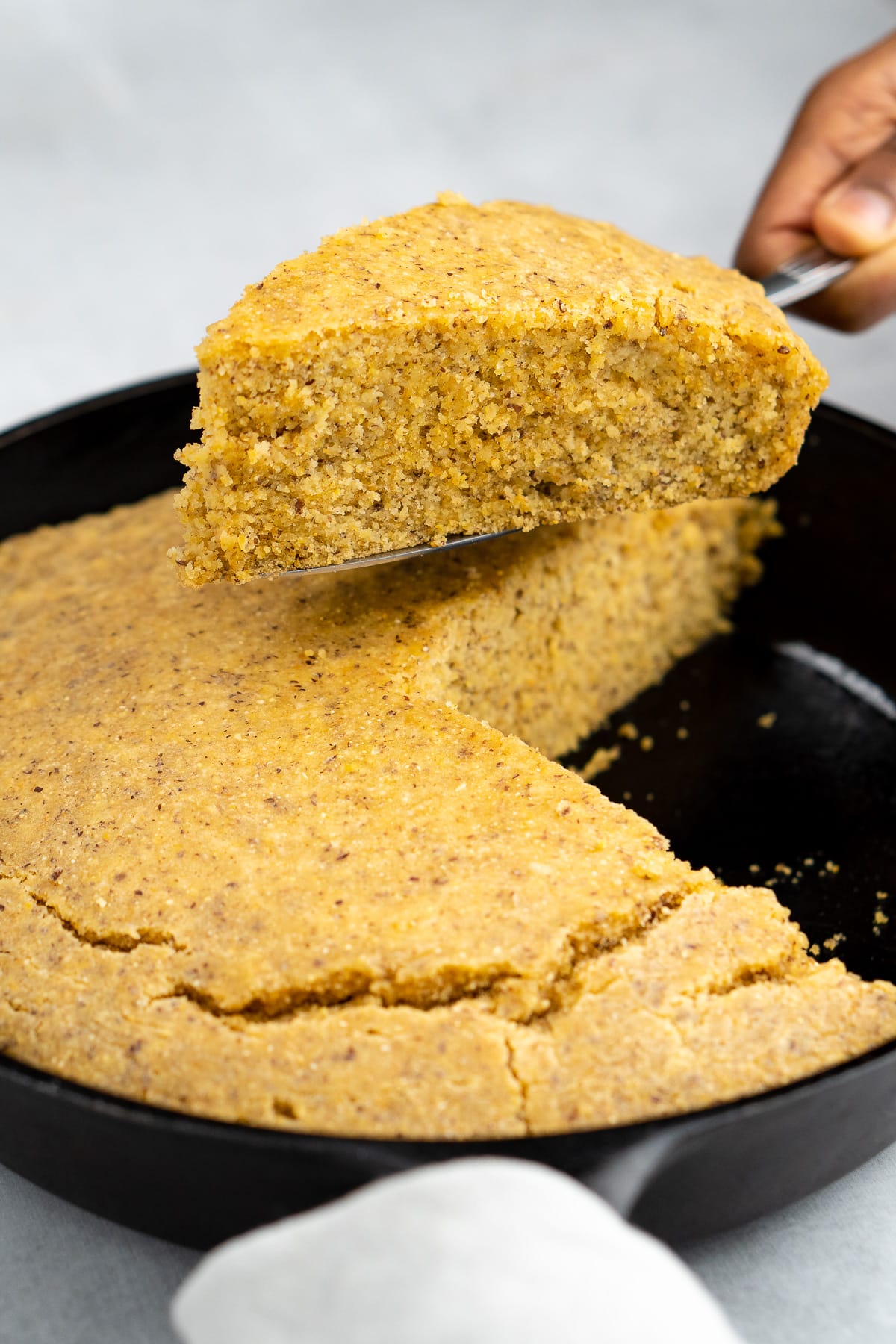 Southern Comfort, Vegan Style: Skillet Cornbread for Any Meal